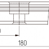 Рельс HIWIN MGNR9RHM 180 мм + блок MGN9HZ0HM